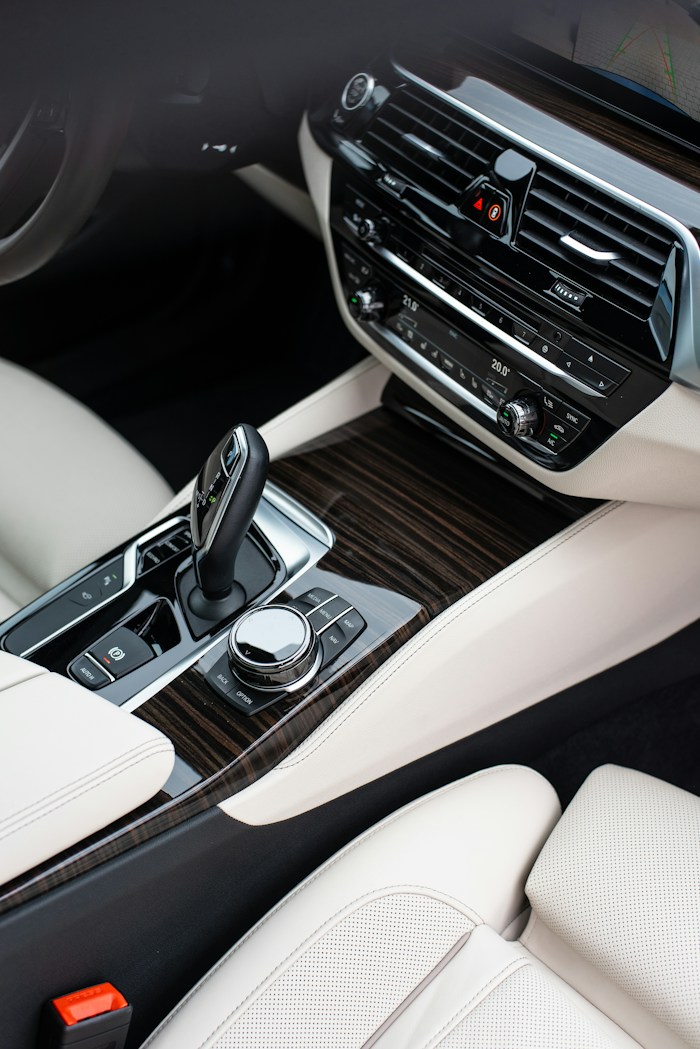 Detailed car center console