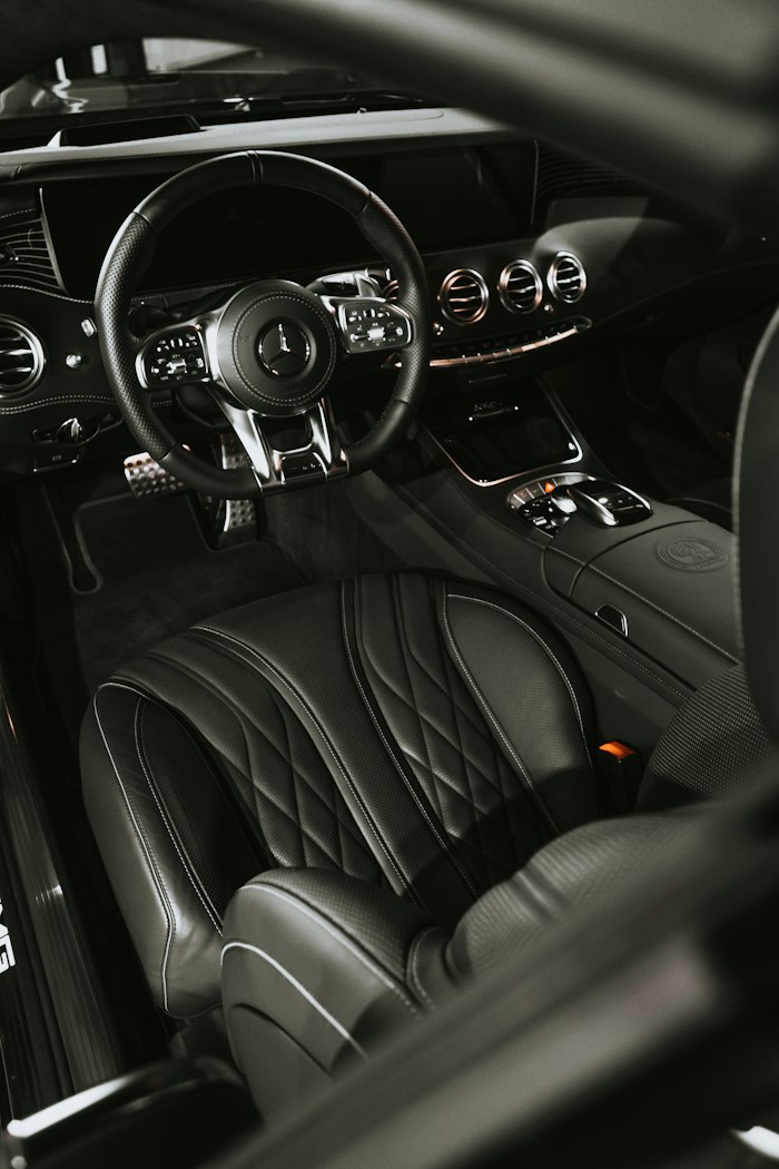 Detailed car interior